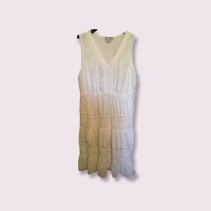 Signature JMB Boho, tiered,lace Sleeveless 100% cotton plus size dress, size 3X